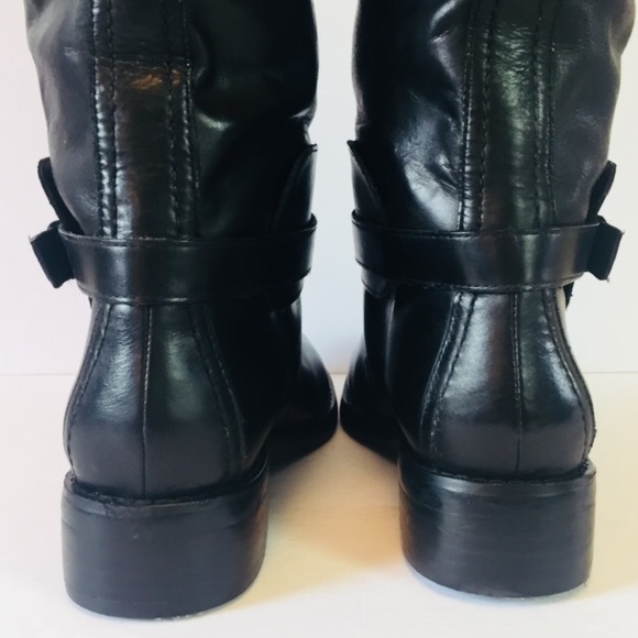 Maxgreat Black Leather Riding Boots New In Box NIB - Picture 3 of 8